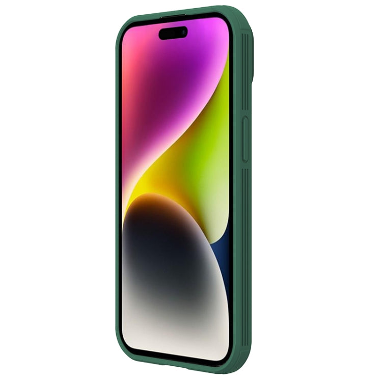For iPhone 15 Plus NILLKIN CamShield Pro PC Phone Case(Green) - iPhone 15 Plus Cases by NILLKIN | Online Shopping UK | buy2fix