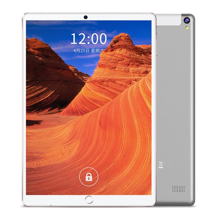 BDF P10 3G Phone Call Tablet PC 10.1 inch, 4GB+64GB, Android 10 MT8321 Quad Core, Support Dual SIM, EU Plug(Silver) - BDF by BDF | Online Shopping UK | buy2fix