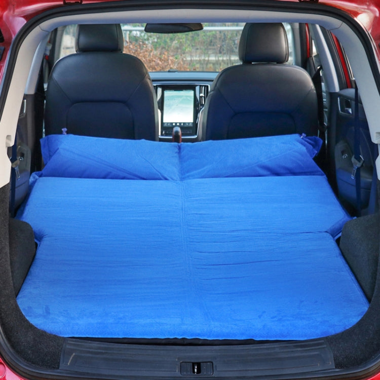 Universal Car Suede Sleeping Mat Mattress Off-road SUV Trunk Travel Inflatable Mattress Air Bed, Size:180 x 130 x 102cm(Blue) - Seat Accessories by buy2fix | Online Shopping UK | buy2fix