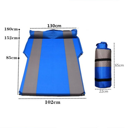 Universal Car Suede Sleeping Mat Mattress Off-road SUV Trunk Travel Inflatable Mattress Air Bed, Size:180 x 130 x 102cm(Blue) - Seat Accessories by buy2fix | Online Shopping UK | buy2fix