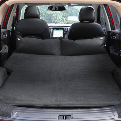 Universal Car Suede Sleeping Mat Mattress Off-road SUV Trunk Travel Inflatable Mattress Air Bed, Size:180 x 130 x 102cm(Black) - Seat Accessories by buy2fix | Online Shopping UK | buy2fix