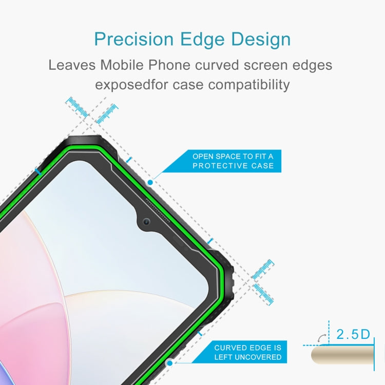 For Blackview BV6200 50pcs 0.26mm 9H 2.5D Tempered Glass Film by buy2fix