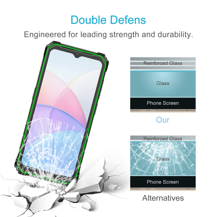 For Blackview BV6200 50pcs 0.26mm 9H 2.5D Tempered Glass Film by buy2fix