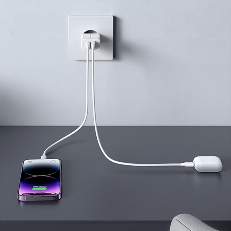 JOYROOM JR-TCN04 2.1A Dual USB Charger, Specification:US Plug - USB Charger by JOYROOM | Online Shopping UK | buy2fix