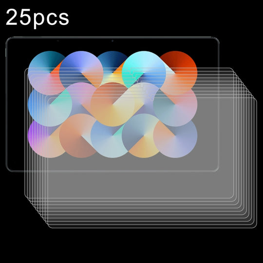 For Redmi Pad 2 / Pad 2 Play Bundle 25 PCS/Pack 9H 0.3mm Explosion-proof Tempered Glass Film