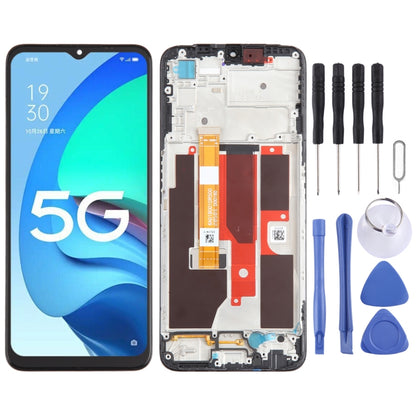 For OPPO A56 5G OEM LCD Screen Digitizer Full Assembly with Frame - LCD Screen by buy2fix | Online Shopping UK | buy2fix