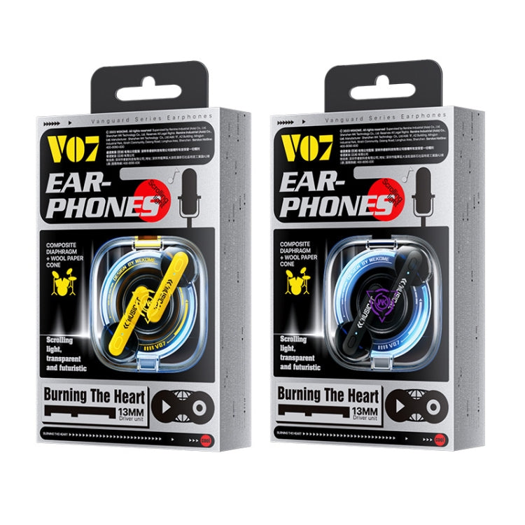 WK V07 Vanguard Series Starshards Wireless Bluetooth Earphone(Black) - Bluetooth Earphone by WK | Online Shopping UK | buy2fix