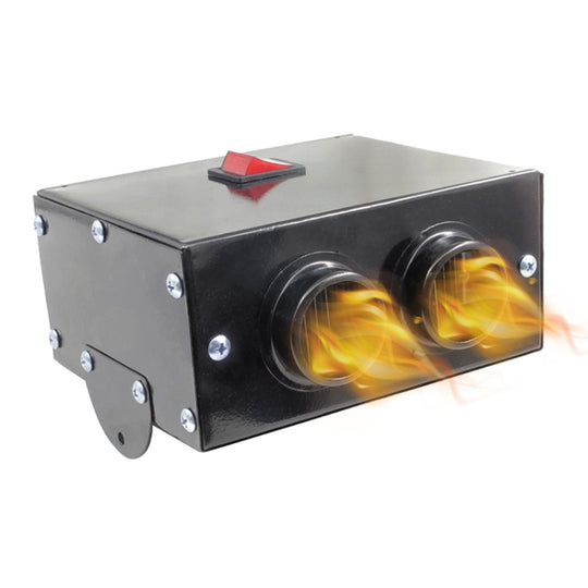 Car 500W High-power Electric Heater Defroster, Specification:24V 2-hole