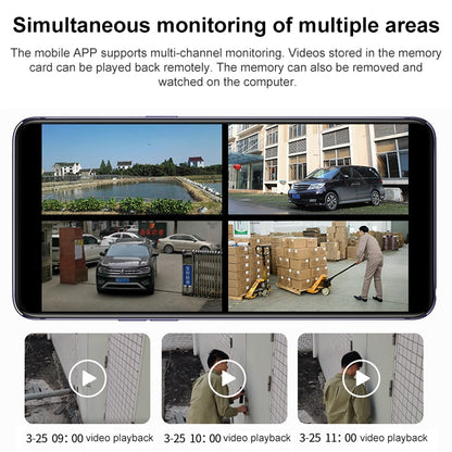 DF-3HBJ 8MP HD IP66 Waterproof Outdoor WiFi IP Camera Support Day and Night Full Color, Plug:UK Plug by buy2fix