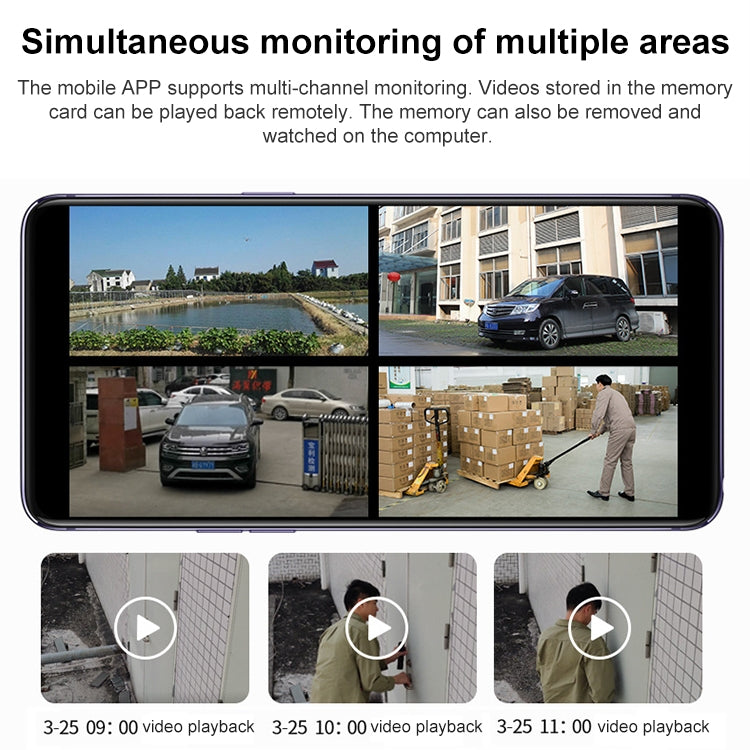 DF-3HBJ 8MP HD IP66 Waterproof Outdoor WiFi IP Camera Support Dual Light Source / Outside Lamp, Plug:UK Plug by buy2fix