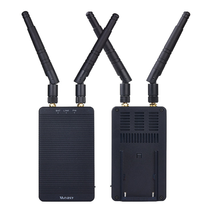 Measy T1 4K HDMI 2.0 Wireless Audio Video Transmitter Receiver Extender Transmission System, Transmission Distance: 200m, EU Plug(Black) by Measy