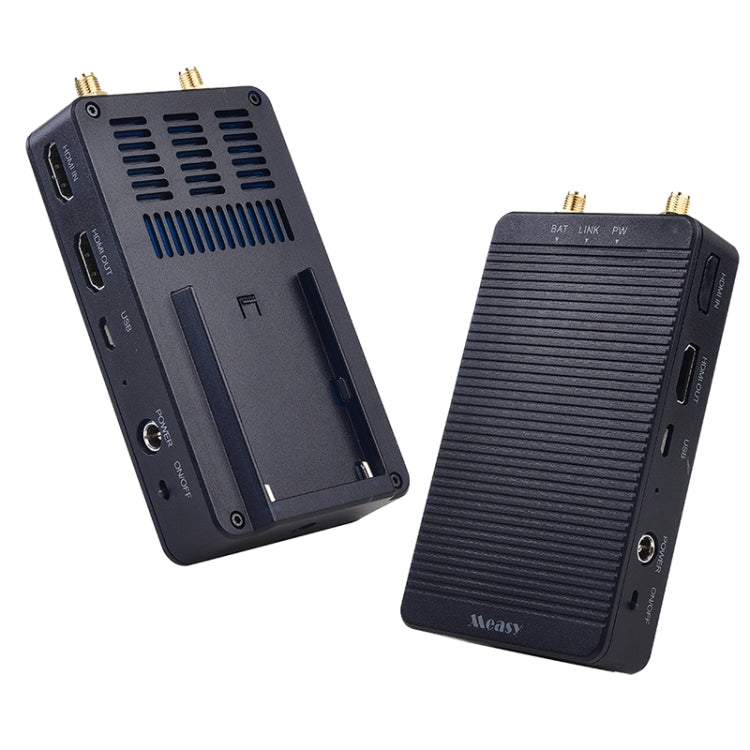 Measy T1 4K HDMI 2.0 Wireless Audio Video Transmitter Receiver Extender Transmission System, Transmission Distance: 200m, EU Plug(Black) by Measy