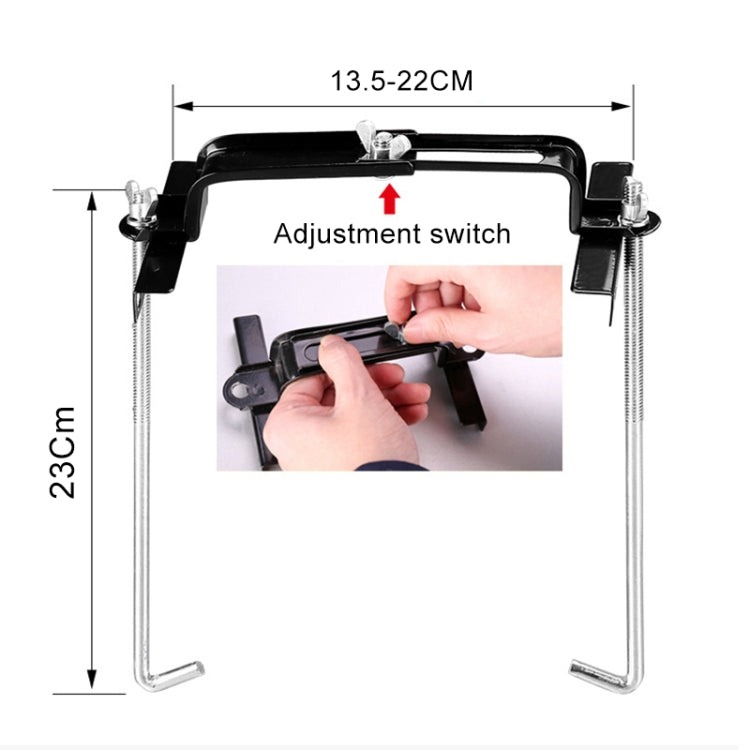 Car Universal Battery Bracket Adjustable Battery Fixed Holder + Base Tray, Size:34.5cm Base + 23cm Bracket - In Car by buy2fix | Online Shopping UK | buy2fix