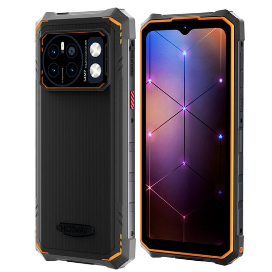 HOTWAV CYBER 13 Pro, 12GB+256GB, IP68/IP69K Rugged Phone, 10800mAh, 6.6 inch Android 13 UNISOC T619 Octa Core, Network: 4G, NFC, OTG(Orange) by HOTWAV