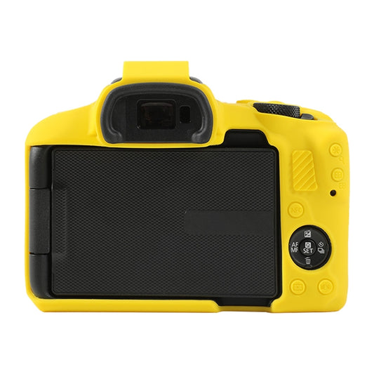 For Canon EOS R50 Soft Silicone Protective Case(Yellow) by buy2fix