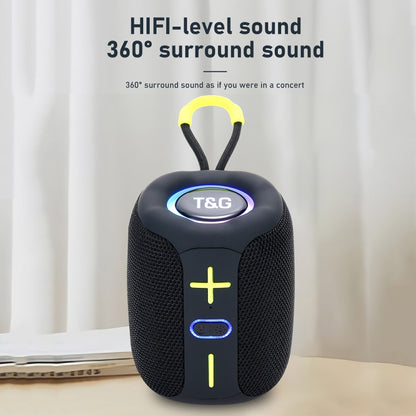 T&G TG-658 Outdoor USB High Power 8W Heavy Bass Wireless Bluetooth Speaker(Blue) - Mini Speaker by T&G | Online Shopping UK | buy2fix