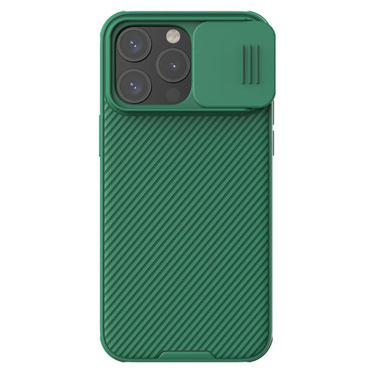 For iPhone 15 Pro Max NILLKIN CamShield Pro Magnetic Magsafe Phone Case(Green) - iPhone 15 Pro Max Cases by NILLKIN | Online Shopping UK | buy2fix