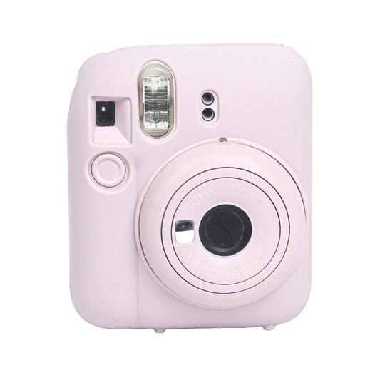 For FUJIFILM instax mini 12 Soft Silicone Camera Protective Case(Pink) by buy2fix