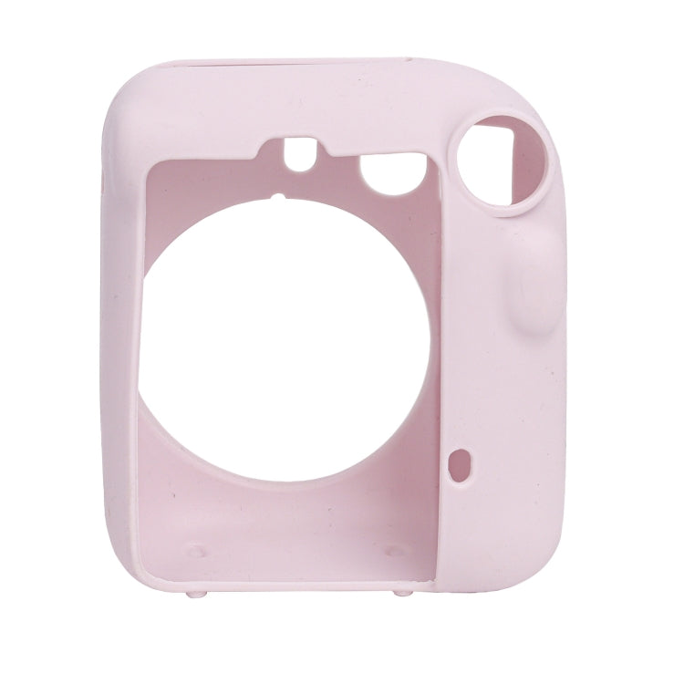 For FUJIFILM instax mini 12 Soft Silicone Camera Protective Case(Pink) by buy2fix