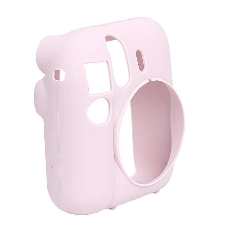 For FUJIFILM instax mini 12 Soft Silicone Camera Protective Case(Pink) by buy2fix
