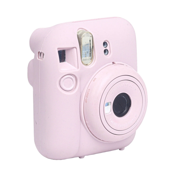 For FUJIFILM instax mini 12 Soft Silicone Camera Protective Case(Pink) by buy2fix