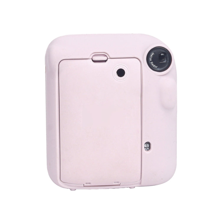 For FUJIFILM instax mini 12 Soft Silicone Camera Protective Case(Pink) by buy2fix