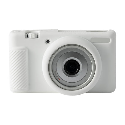 For Sony ZV-1F / ZV1 M2 Soft Silicone Protective Case(White) - Protective Case by buy2fix | Online Shopping UK | buy2fix