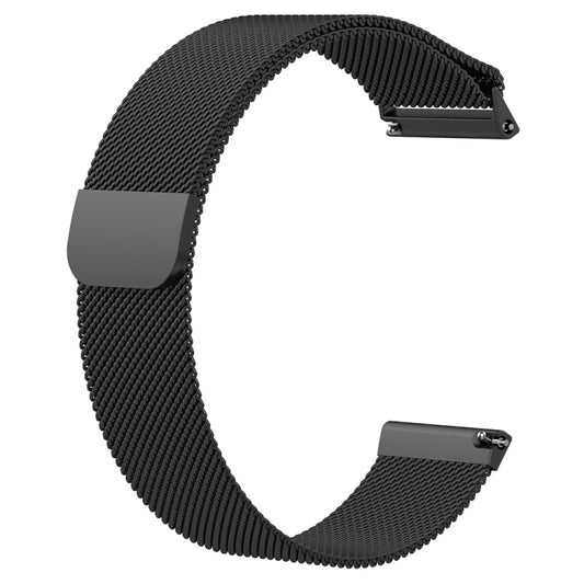 For Fitbit Versa 2 / Fitbit Versa / Fitbit Versa Lite Milanese Watch Band,, Small Size: 2.3x22.5cm(Black) by buy2fix