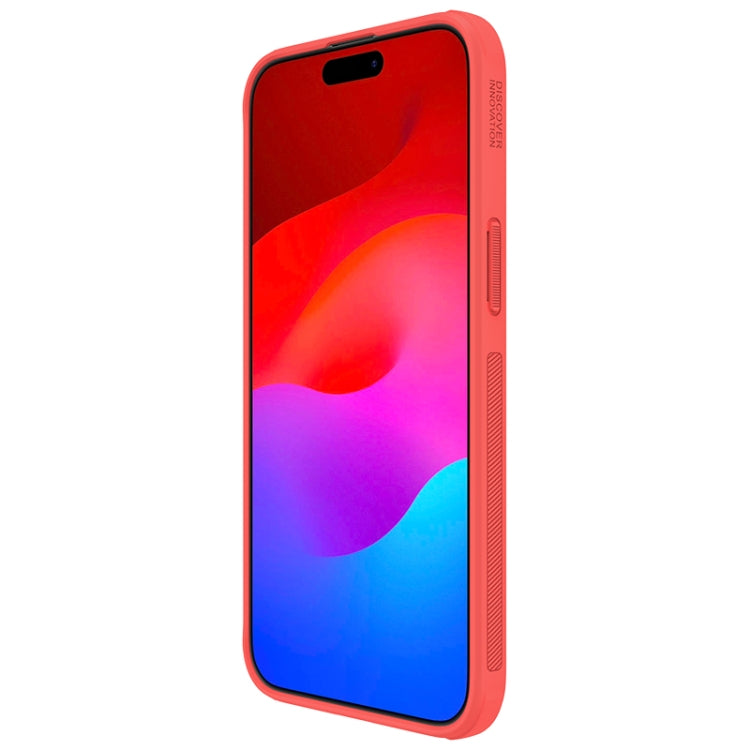 For iPhone 15 Pro Max NILLKIN Frosted Shield Pro PC + TPU Phone Case(Red) - iPhone 15 Pro Max Cases by NILLKIN | Online Shopping UK | buy2fix