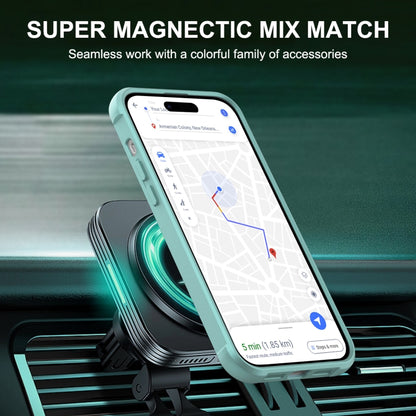 For iPhone 14 Pro Max MagSafe Magnetic Phone Case(Lake Blue) - iPhone 14 Pro Max Cases by buy2fix | Online Shopping UK | buy2fix