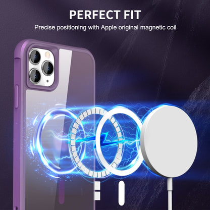 For iPhone 11 Pro Max MagSafe Magnetic Phone Case(Purple) - iPhone 11 Pro Max Cases by buy2fix | Online Shopping UK | buy2fix