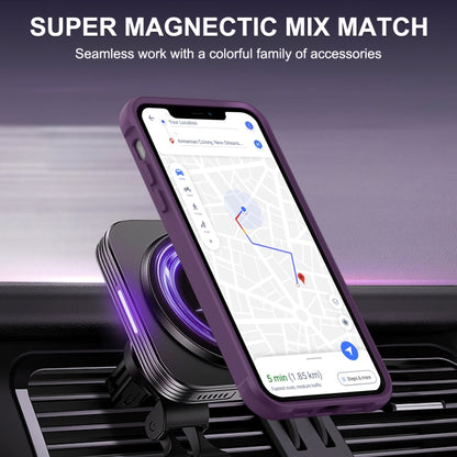 For iPhone 11 Pro Max MagSafe Magnetic Phone Case(Purple) - iPhone 11 Pro Max Cases by buy2fix | Online Shopping UK | buy2fix