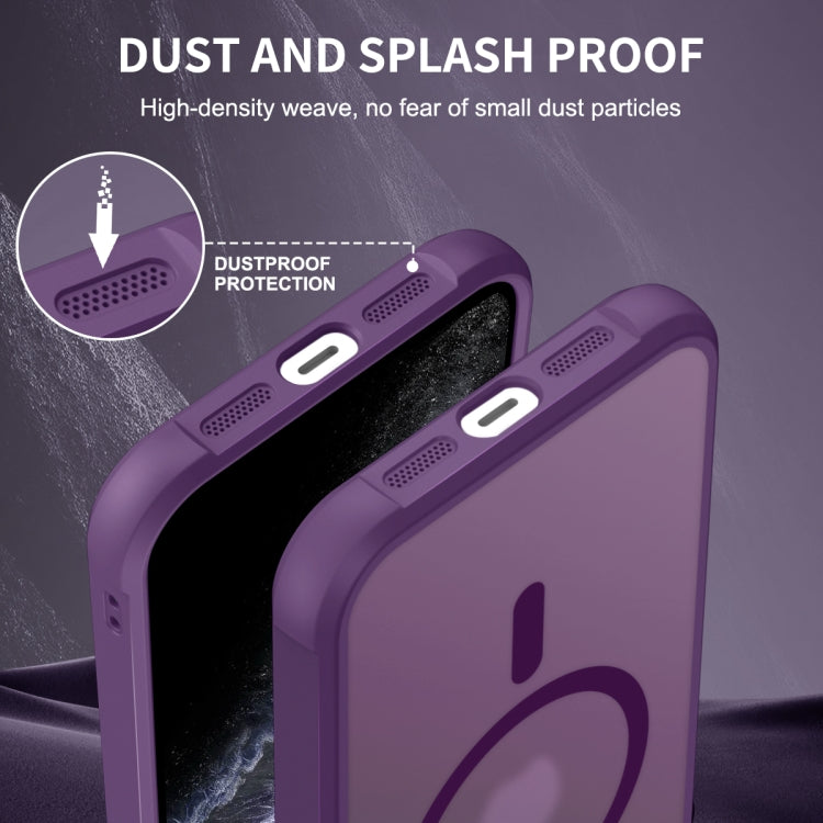 For iPhone 11 Pro Max MagSafe Magnetic Phone Case(Purple) - iPhone 11 Pro Max Cases by buy2fix | Online Shopping UK | buy2fix