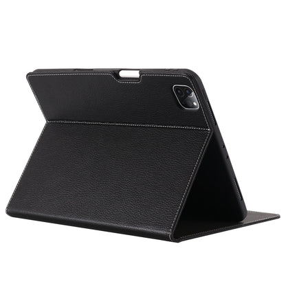 For iPad Pro 11 inch (2020) GEBEI PU+TPU Horizontal Flip Protective Tablet Case with Holder & Card Slots(Black) - iPad Pro 11 (2020) Cases by GEBEI | Online Shopping UK | buy2fix