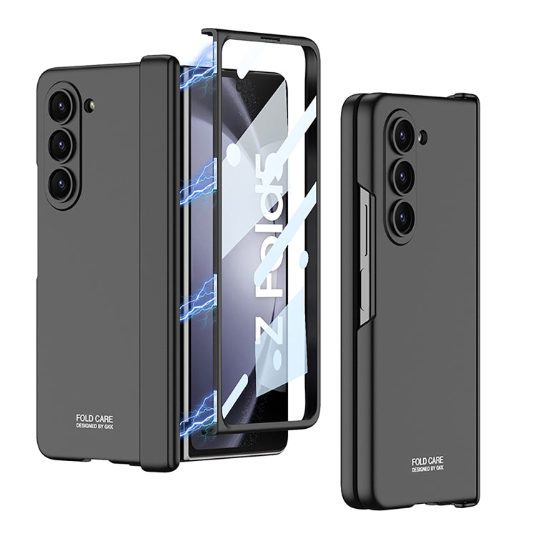 For Samsung Galaxy Z Fold5 GKK Integrated Magnetic Folding Hinge All-inclusive Phone Case(Black) - Galaxy Z Fold5 Cases by GKK | Online Shopping UK | buy2fix