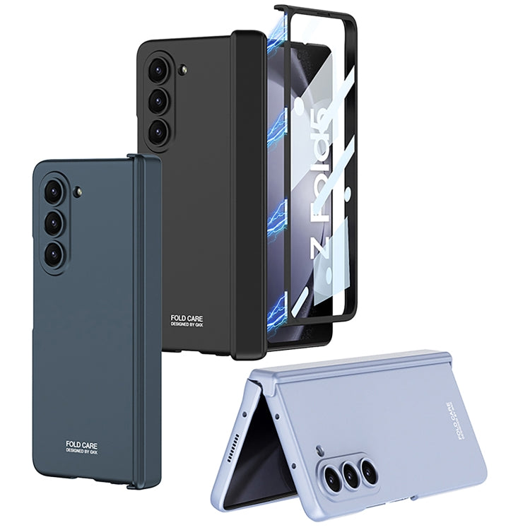 For Samsung Galaxy Z Fold5 GKK Integrated Magnetic Folding Hinge All-inclusive Phone Case(Black) - Galaxy Z Fold5 Cases by GKK | Online Shopping UK | buy2fix