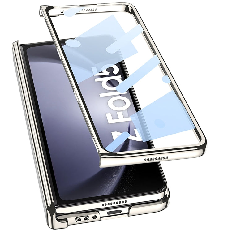 For Samsung Galaxy Z Fold5 GKK Integrated Magnetic Phantom Hinge Folding Phone Case(White) by GKK