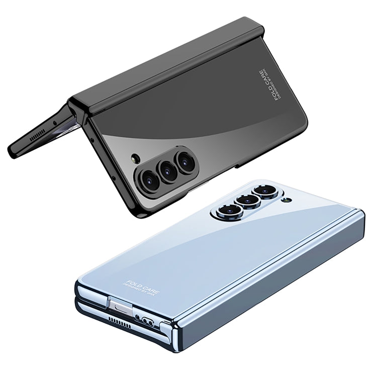 For Samsung Galaxy Z Fold5 GKK Integrated Magnetic Phantom Hinge Folding Phone Case(White) by GKK