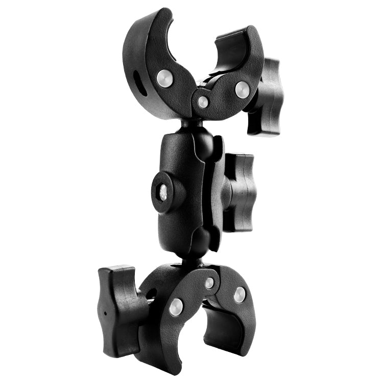 Motorcycle Dual-heads Crabs Clamps Handlebar Fixed Mount, Length:18cm - Mount & Holder by buy2fix | Online Shopping UK | buy2fix