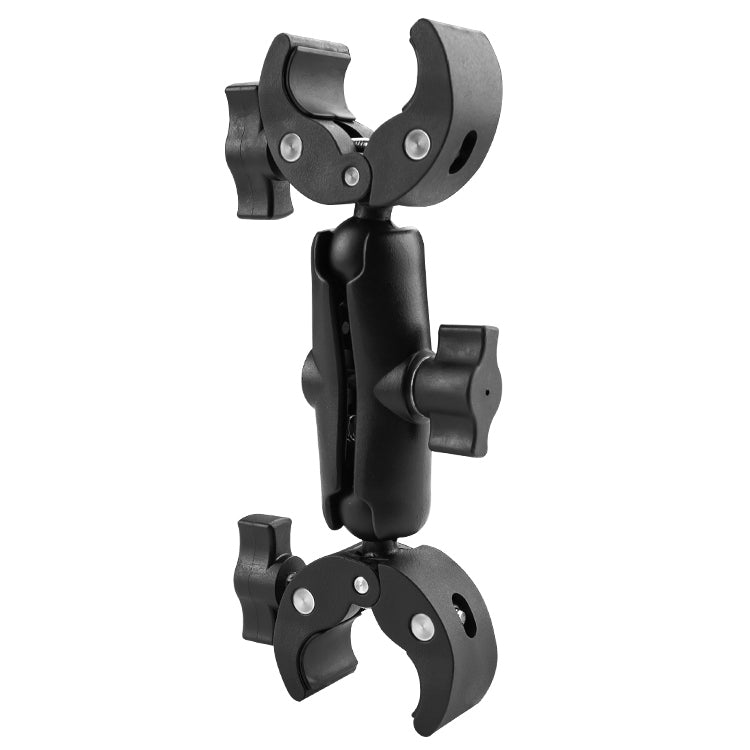 Motorcycle Dual-heads Crabs Clamps Handlebar Fixed Mount, Length:22cm - Mount & Holder by buy2fix | Online Shopping UK | buy2fix