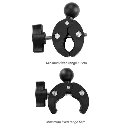 Motorcycle Dual-heads Crabs Clamps Handlebar Fixed Mount, Length:22cm - Mount & Holder by buy2fix | Online Shopping UK | buy2fix