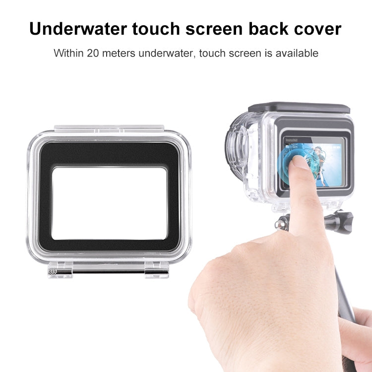 For Insta360 GO 3 Underwater Waterproof Housing Case with Touch Back Cover - Case & Bags by buy2fix | Online Shopping UK | buy2fix