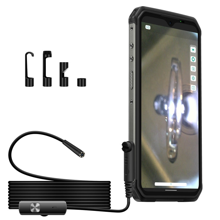 Ulefone Endoscope E1 IP67 Waterproof 3 in 1 Endoscope for Ulefone Power Armor 21 / 19 / 18T / 16 Pro / 13 / Armor Pad(Black) by Ulefone