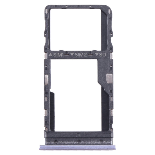 For TCL 40 SE Original SIM + Micro SD Card Tray(Purple) by buy2fix