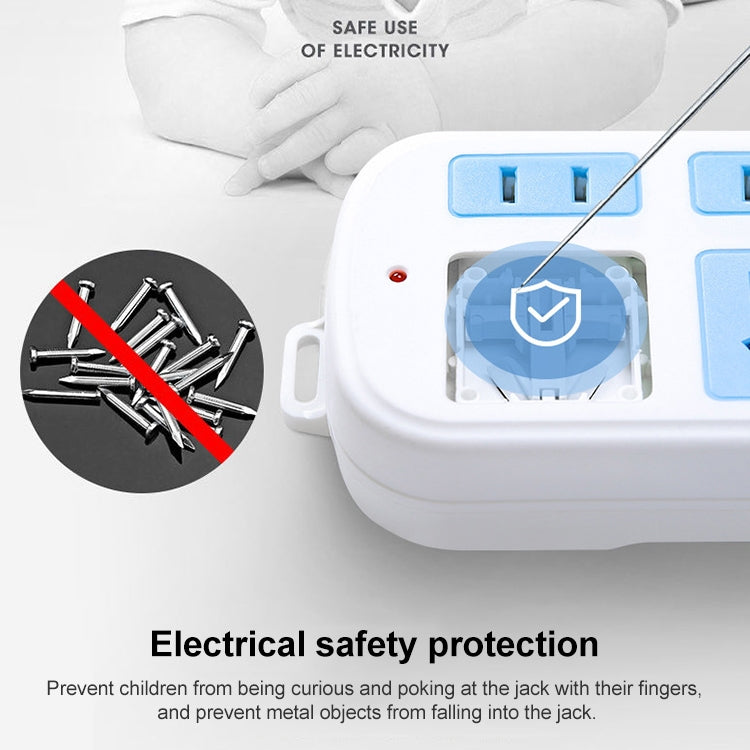 Anti-electric Shock Desk Power Strip Socket 2-position 1.8m, CN Plug - Extension Socket by buy2fix | Online Shopping UK | buy2fix