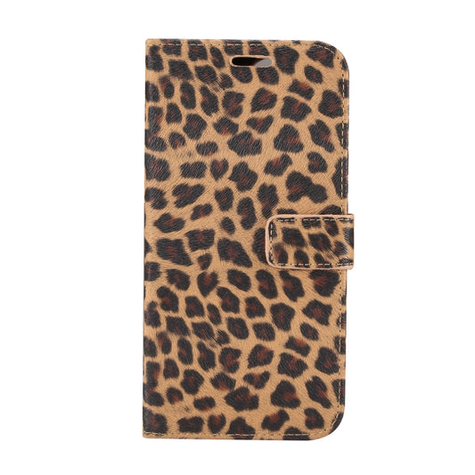 For iPhone 15 Pro Max Leopard Pattern Horizontal Flip Leather Phone Case(Yellow) by buy2fix