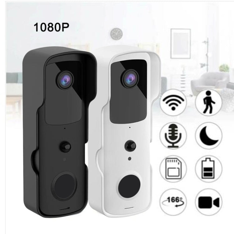 T30 Tuya Smart WiFi Visual Dingdong Doorbell with Battery Supports Two-Way Intercom & Night Vision(Black) by buy2fix