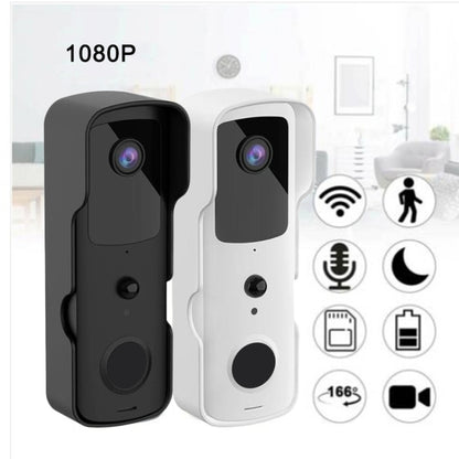 T30 Tuya Smart WiFi Visual Dingdong Doorbell with Battery Supports Two-Way Intercom & Night Vision(Black) by buy2fix