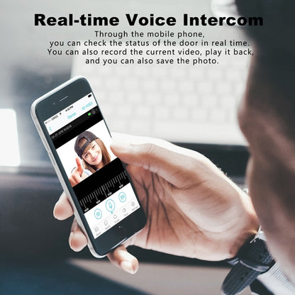 T30 Tuya Smart WiFi Visual Dingdong Doorbell with Battery Supports Two-Way Intercom & Night Vision(Black) by buy2fix