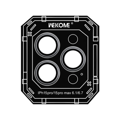 For iPhone 15 Pro WEKOME WTPC-008 Armor Sapphire Metal Lens Cover Film(Graphite Black) - iPhone 15 Pro Tempered Glass by WK | Online Shopping UK | buy2fix